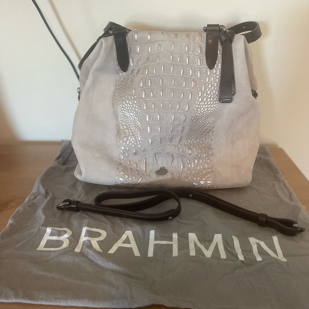 Brahmin Delaney tote Smoke Wilmington